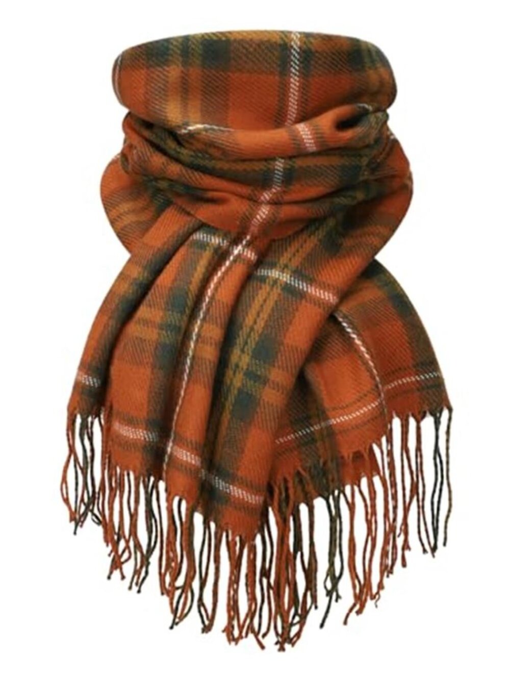 Winter Scarf for Women Long Plaid Scarves Ladies Gifts